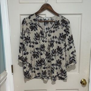 Women’s Boho Floral Top 3/4 Sleeve